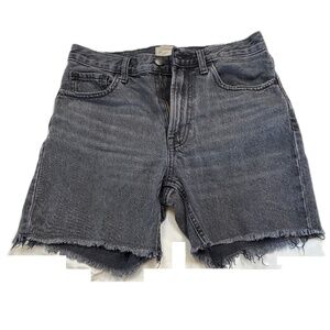 Everlane denim shorts black 25